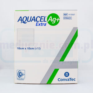 Aquacel Ag Plus Extra 10*10cm medicazione con argento 1pc